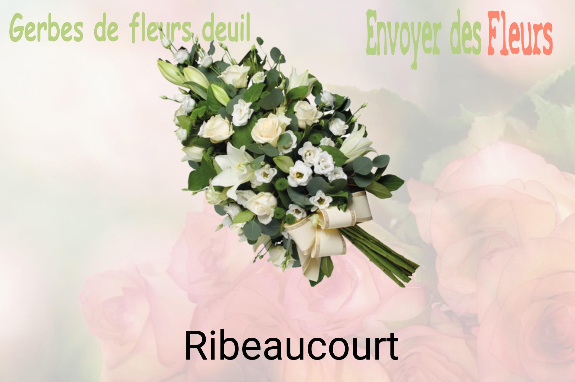 Gerbe de fleurs de deuil livrée à Ribeaucourt